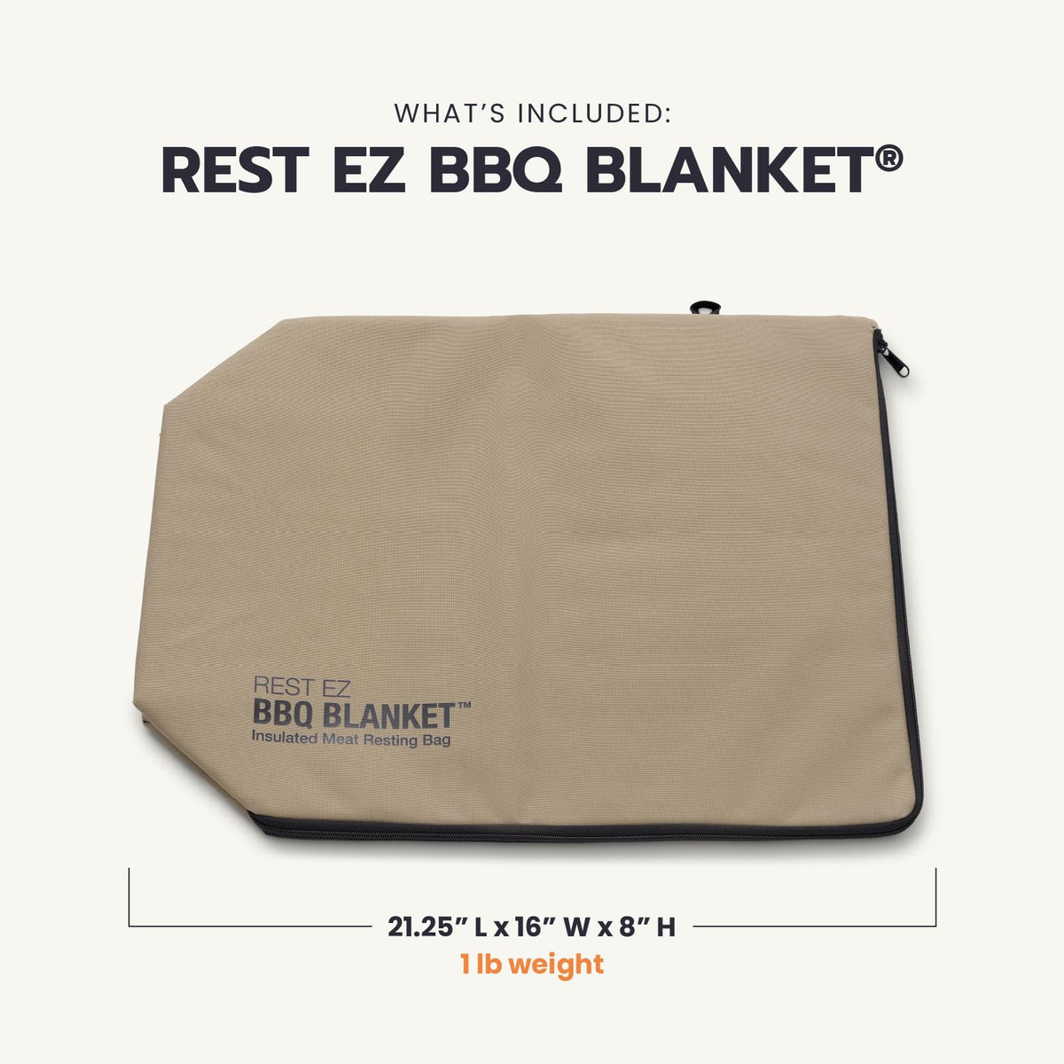 Drip EZ Rest EZ BBQ Blanket 21-16-8 inches for large meats.