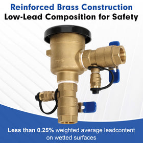 Drizzlen automatic operation senses pressure drops to prevent siphoning.