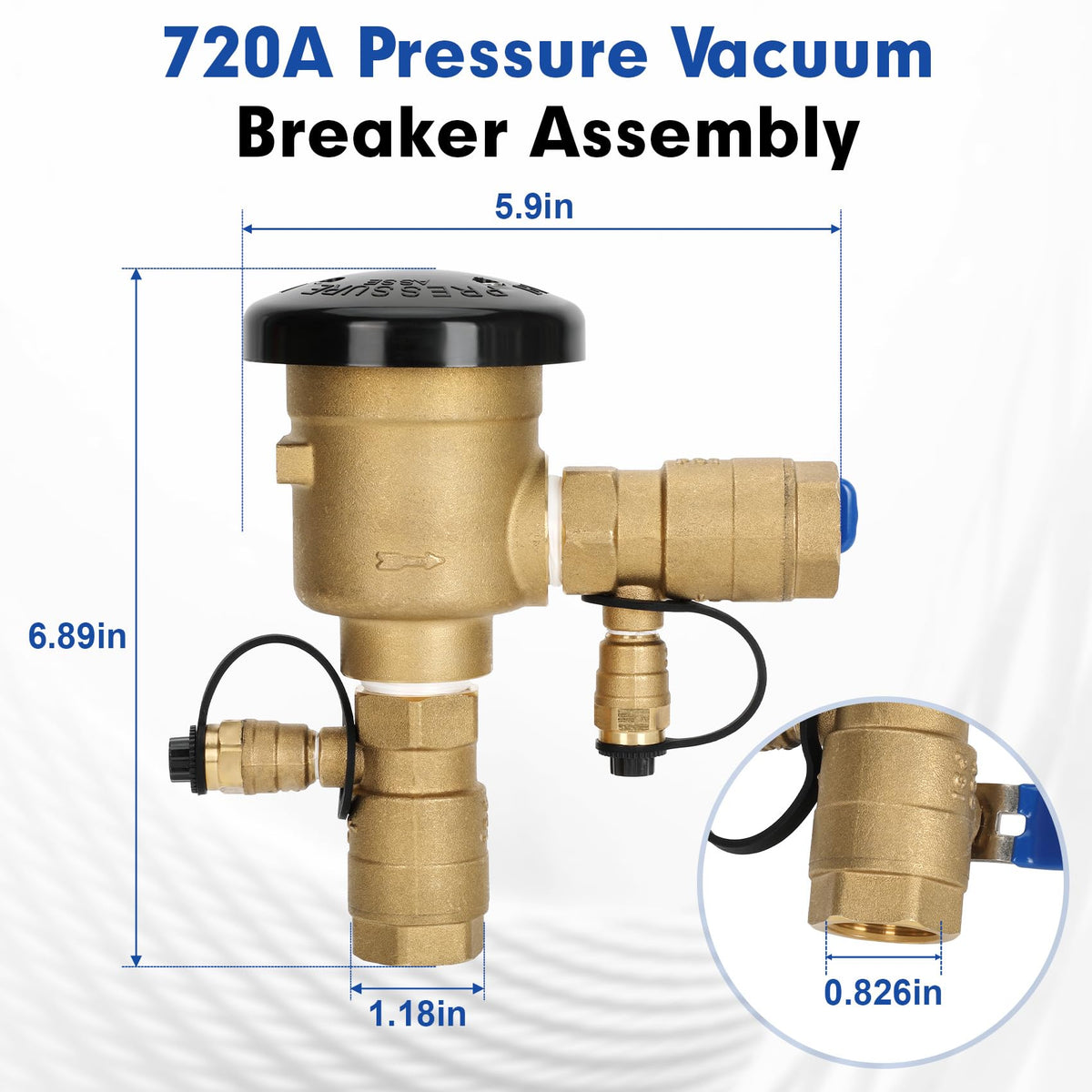 Drizzlen heavy-duty brass construction resists outdoor corrosion.