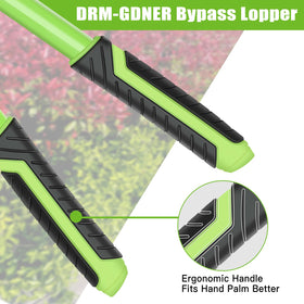 DRM-GDNER soft grip PP+TPR handle offers comfortable non-slip control.