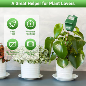 Dr.meter plant water meter reading in soil helps optimize irrigation and prevent overwatering