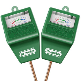 Dr.meter soil moisture meter two-pack in-ground reading for optimal watering.