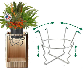 Drop N Planter insert inside a top pot for quick, decorative setup.