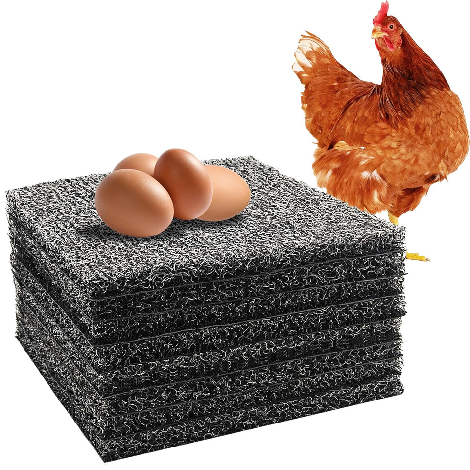 DRQ 8-pcs nesting pads in 12x12 gray provide cushioned egg boxes.