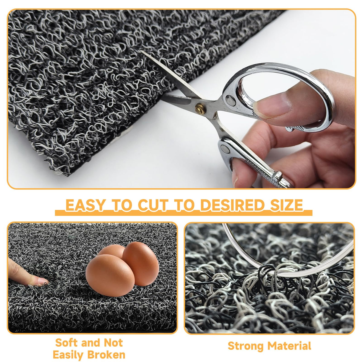 DRQ nesting pads offer soft cushion in chicken coop for eggs.