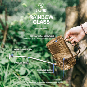 DR.UANG water-measure scale on can body for accurate watering.