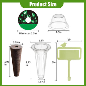 DRYADES 12 grow baskets ready for your hydroponic system