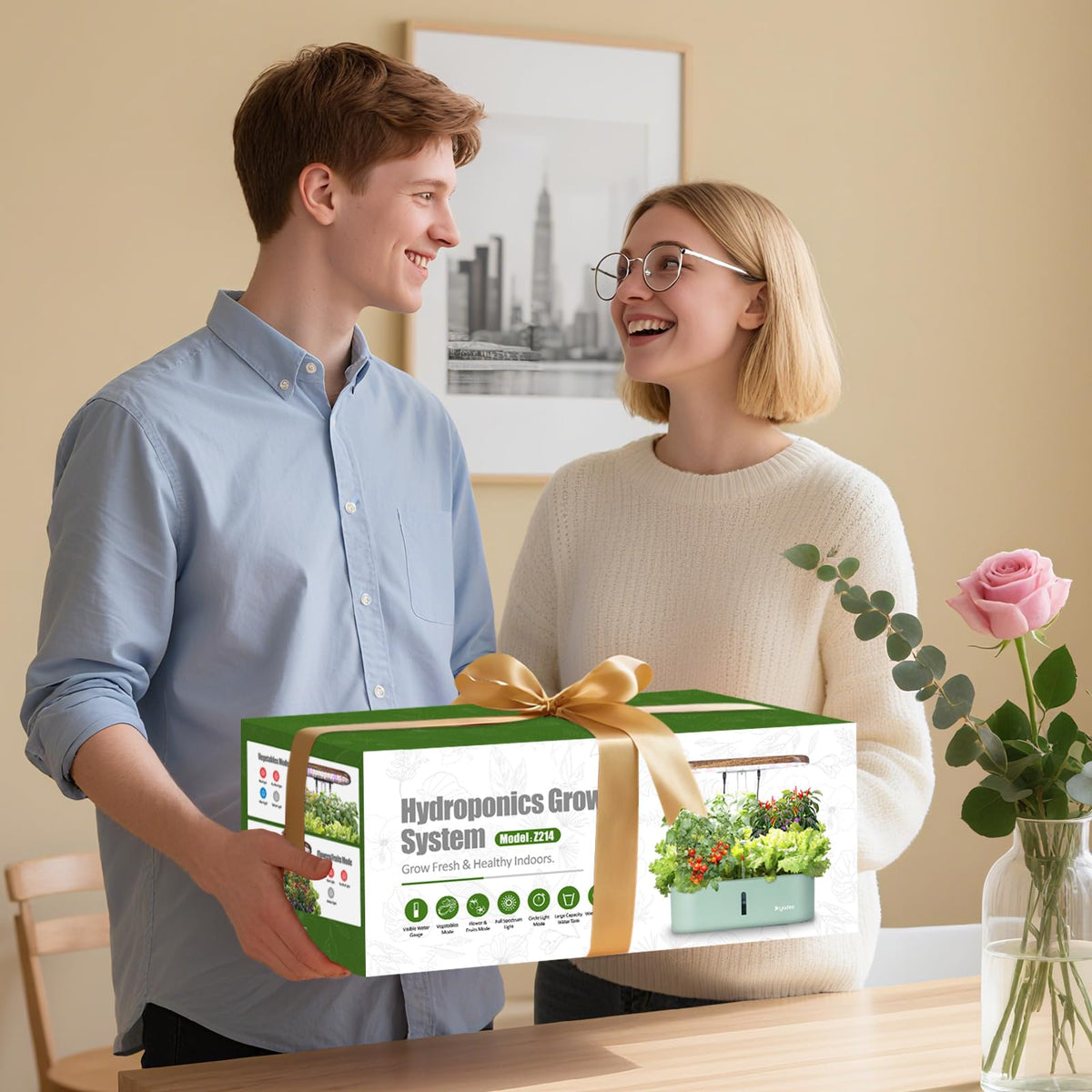 DRYADES family-friendly garden setup encourages hands-on learning and fresh herbs.