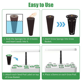 DRYADES germination-friendly kit makes seed start easy and ready for transplant.
