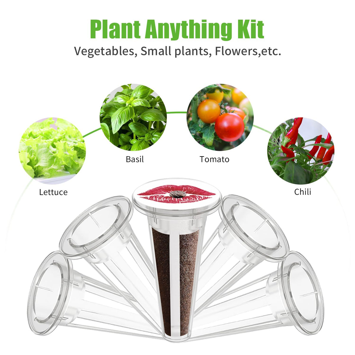 DRYADES hydroponics starter kit makes setup quick and simple.