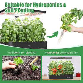 DRYADES indoor garden kit enhances compact space growing potential.