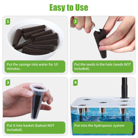DRYADES soil-free media supports clean, mess-free hydroponic growth.
