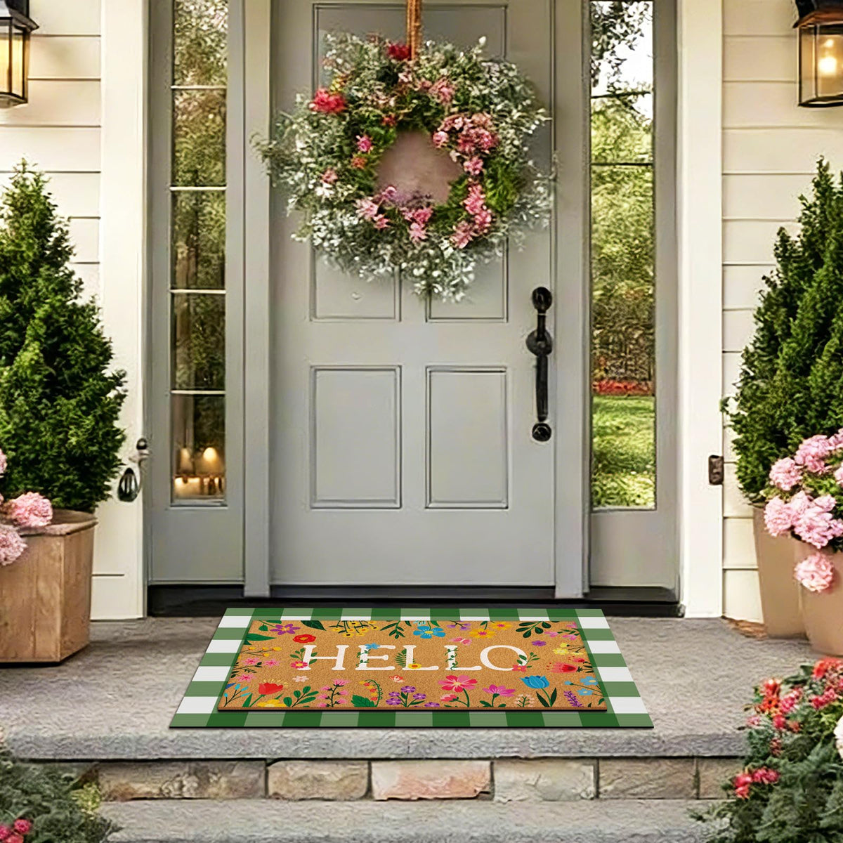 Drydiet non-slip base ensures stable placement of the mat