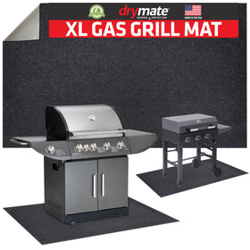 Drymate under grill mat covering 36x59 inches to protect patios from spills.