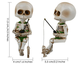 DS. DISTINCTIVE STYLE gothic skeleton garden décor in resin