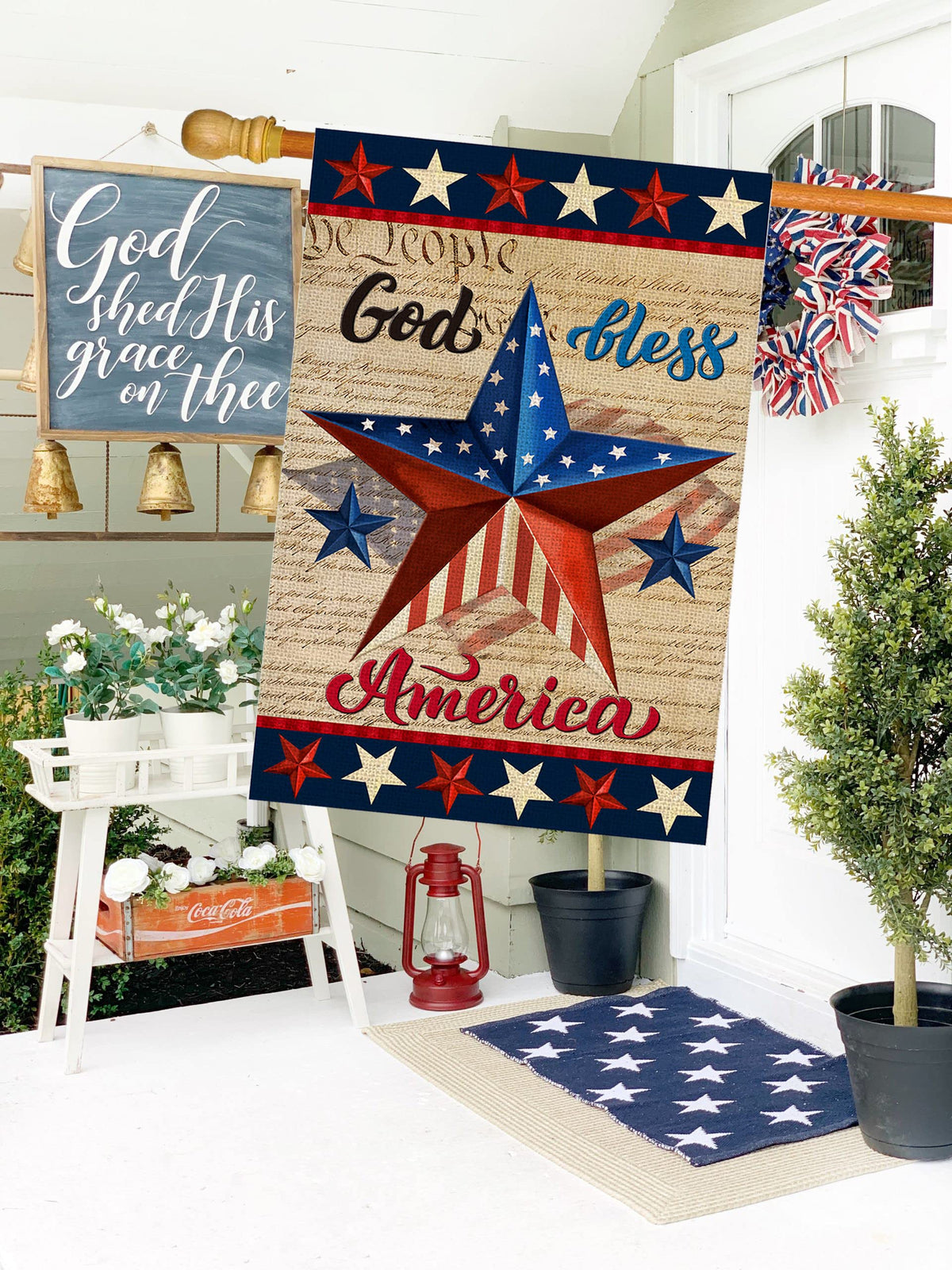 Dsben double-sided print flag offers front and back visibility