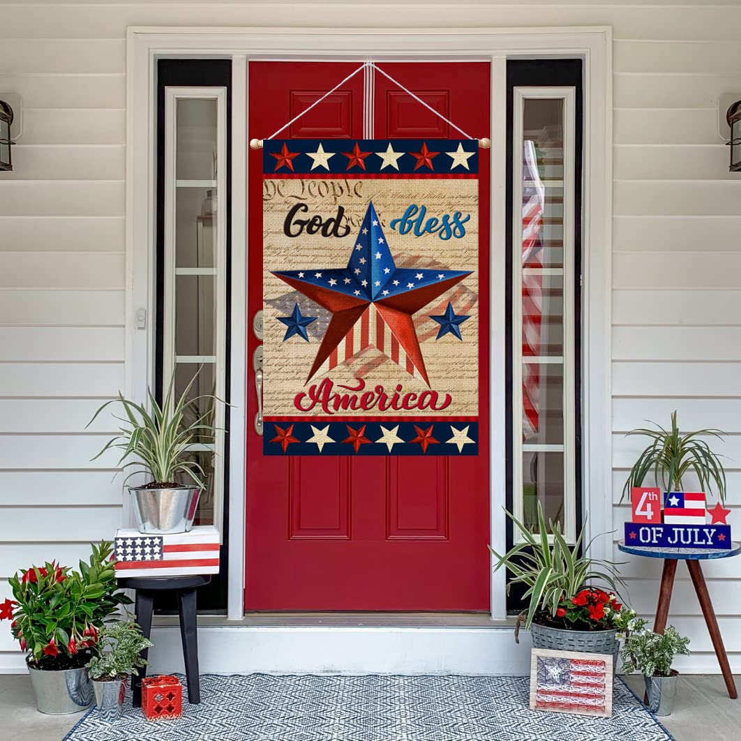 Dsben Patriotic flag material is fade-resistant for longer outdoor life