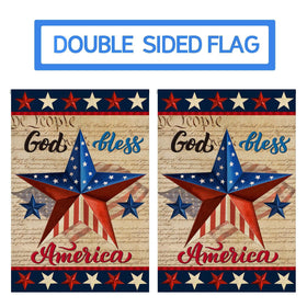 Dsben weather-resistant garden flag with reinforced stitching