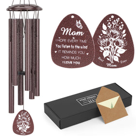 DSJJ 32-inch wind chime with a warm, melodic tone perfect for mom's birthday gift