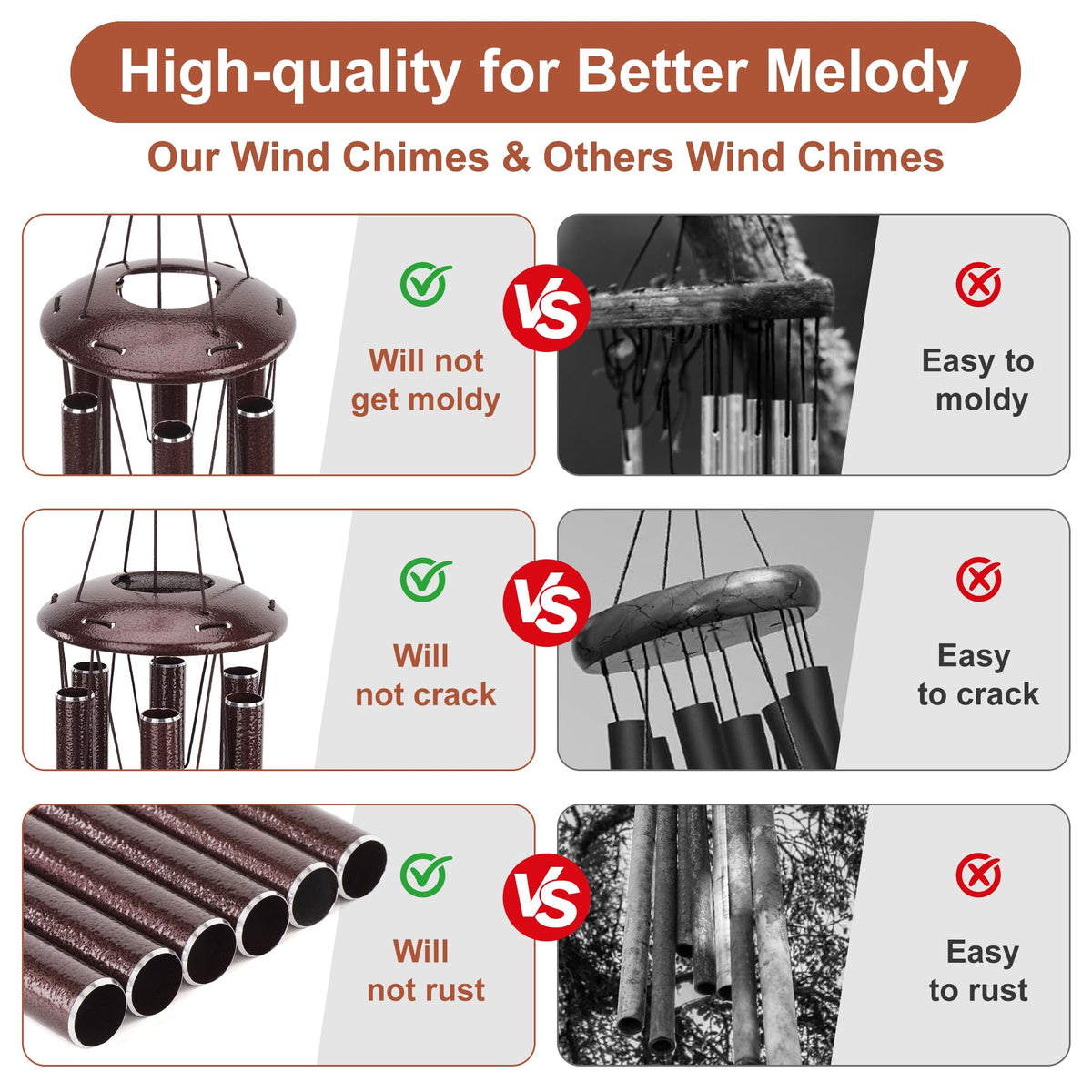 DSJJ wind chime displayed as versatile outdoor or indoor décor accessory