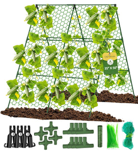 DSTANA cucumber trellis 35x50 frame provides sturdy support for climbing vines.