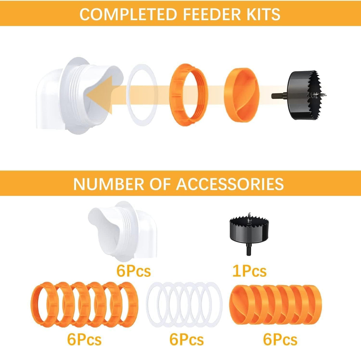 DSTANA durable plastic components designed for buckets, bins, and barrels.