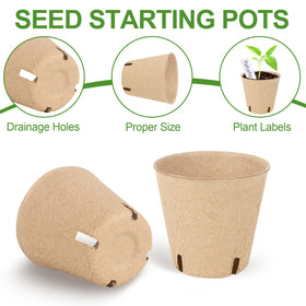 DSUWAZU bonus plant labels help clearly identify seedlings.