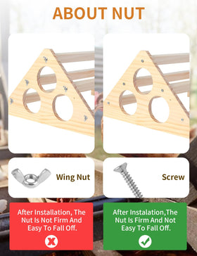 DsyysdS safe natural wood chick perch emphasizes non-toxic materials.