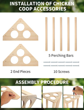 DsyysdS wooden roosting bar with dimensions 14-4x10-6x6-7 for versatile cages.