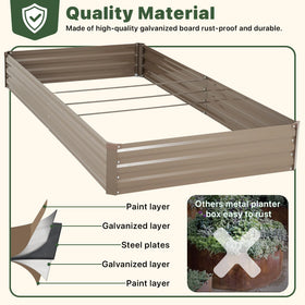 DTIG complete garden bed kit with trellis, labels, and ties for organization