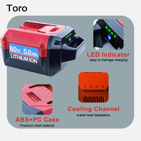 DTK battery side vent detail showing safe heat management.