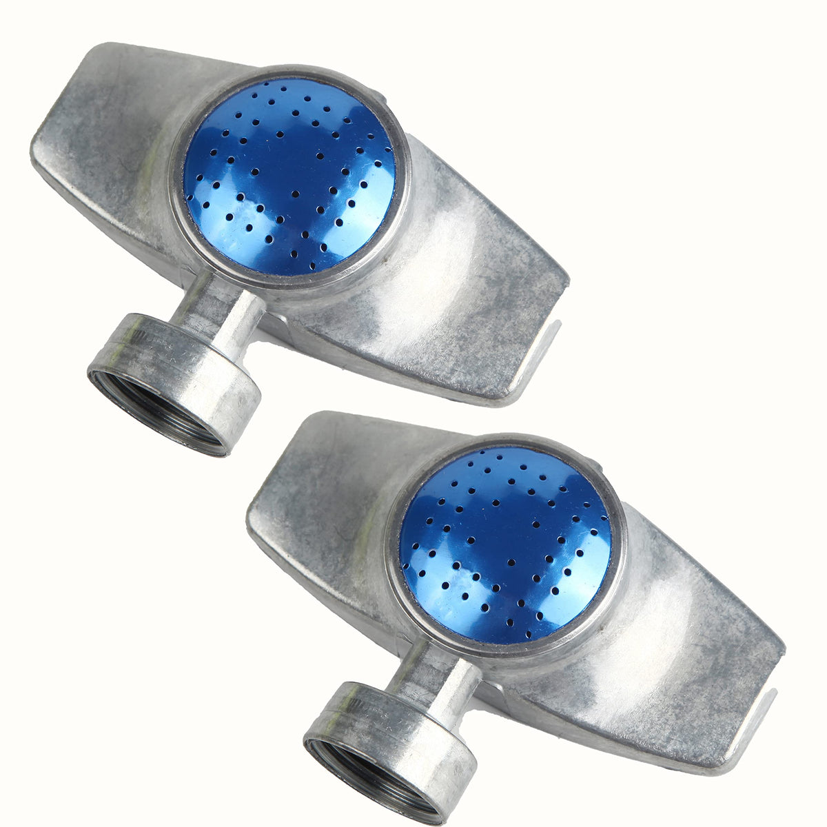 DTRK 360-degree metal spot sprinkler set delivers even lawn coverage.