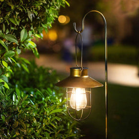 Dualshine shepherd hook features a durable powder-coated finish resisting rust.