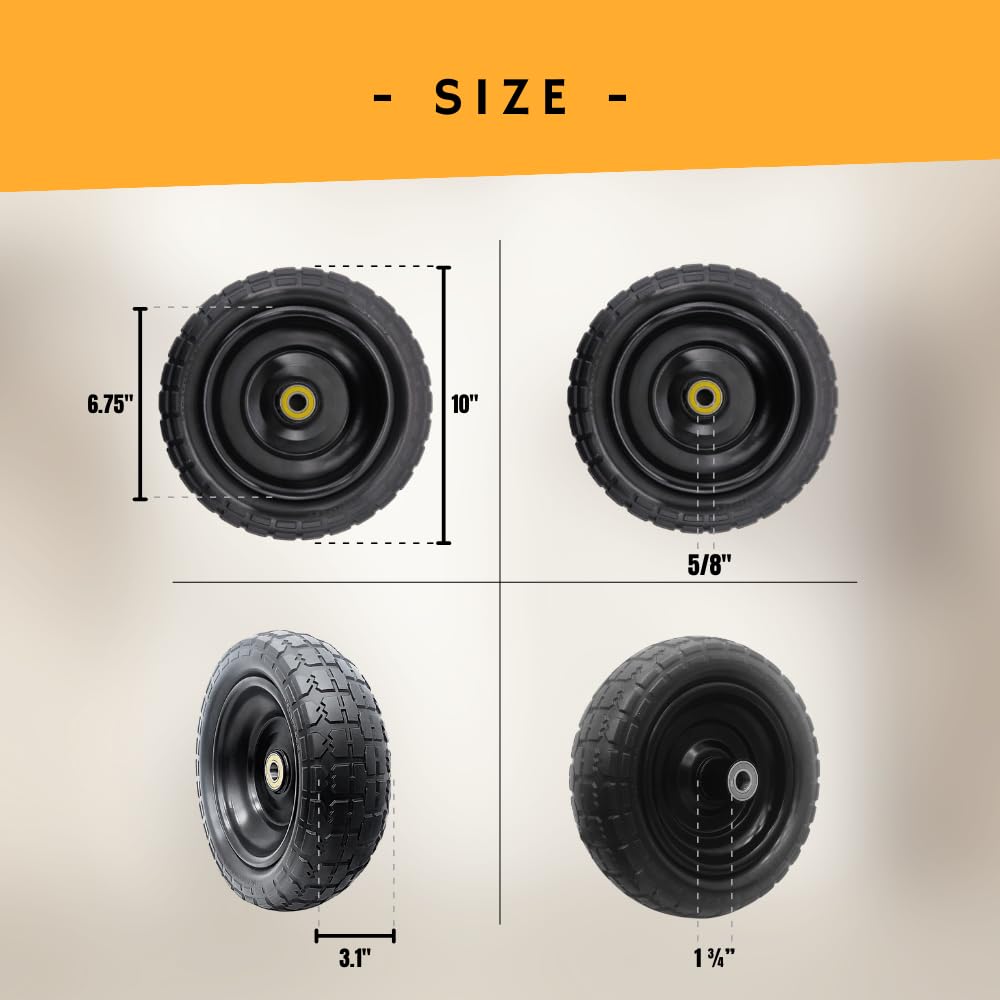 Dualso steel rims with double sealed bearings ensure even weight distribution