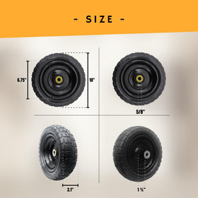 Dualso steel rims with double sealed bearings ensure even weight distribution