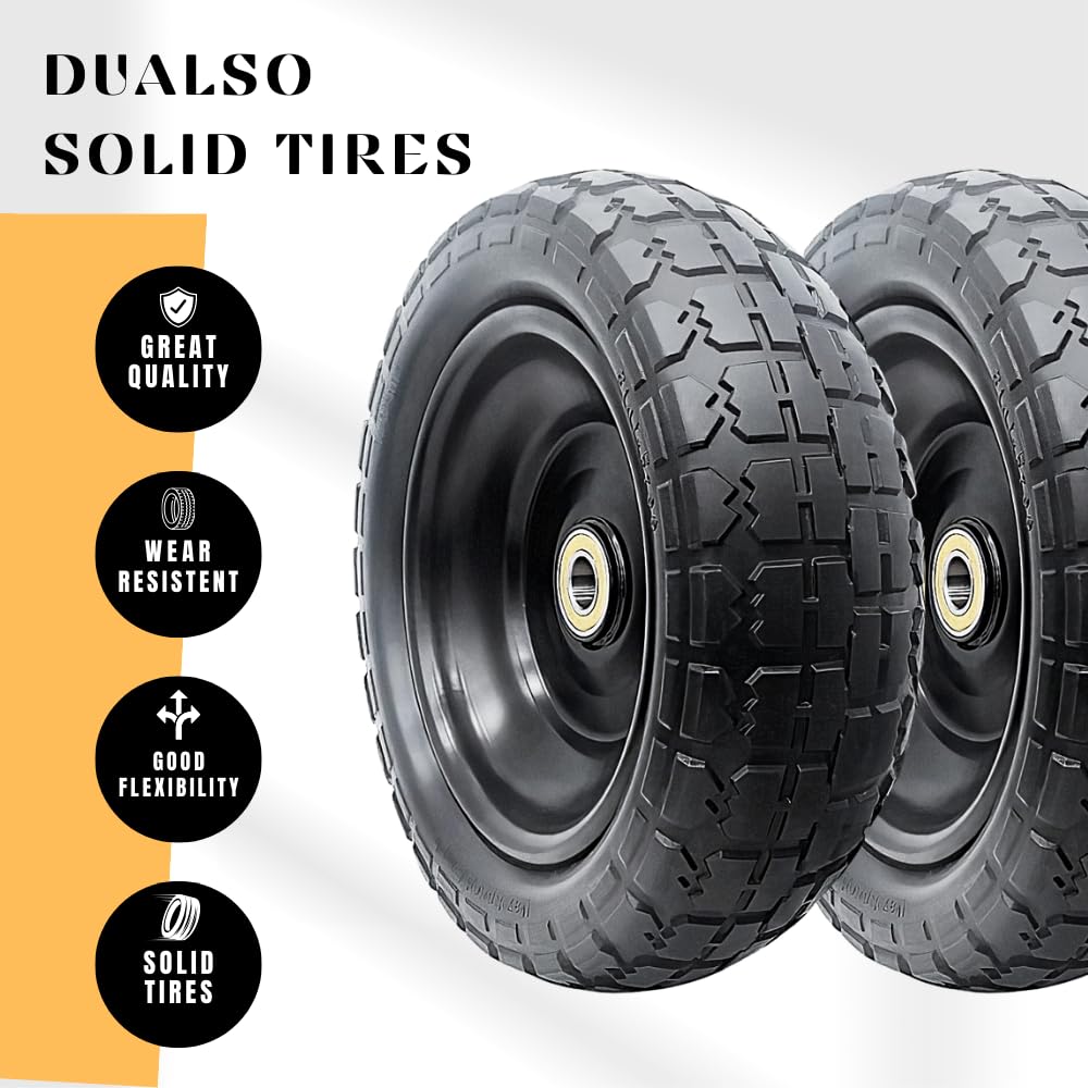Dualso raised tread improves traction on multiple surfaces