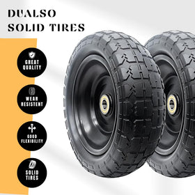 Dualso raised tread improves traction on multiple surfaces