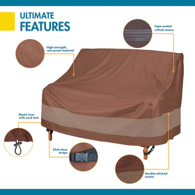 Elastic hem with cord lock provides a custom-like fit.