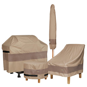Duck Covers warranty program badge signals added protection for outdoor gear.