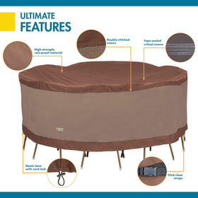 Click-close buckles keep the cover securely in place.
