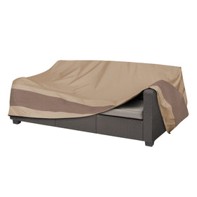 Duck Covers Elegant Waterproof Patio Sofa Cover close-up of seam tape preventing leaks