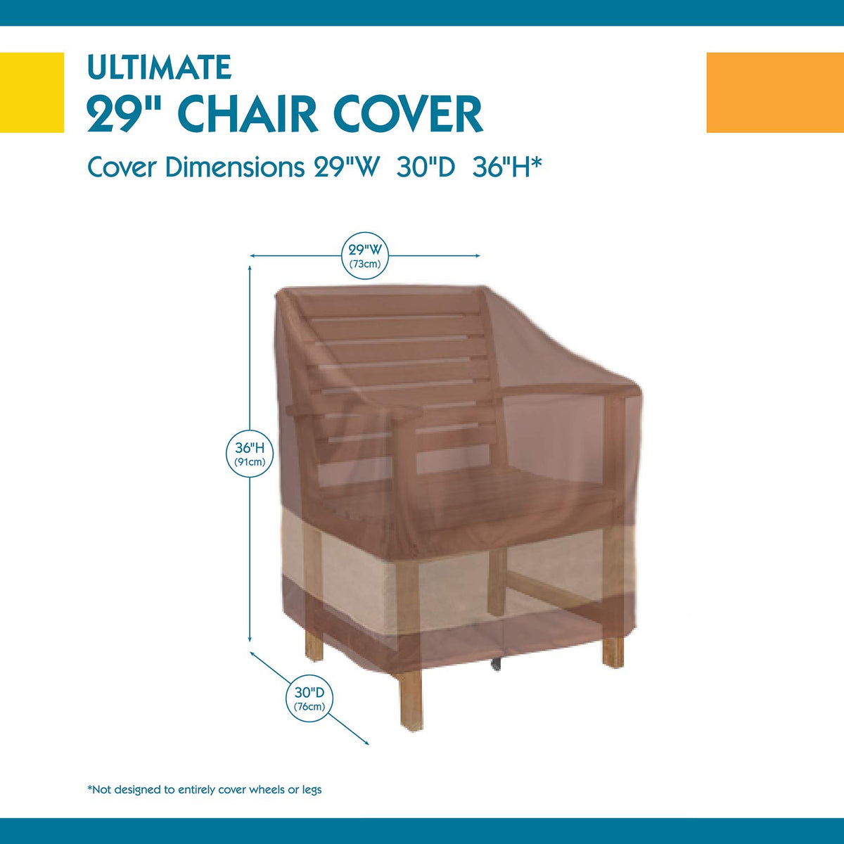 Duck Covers Ultimate chair cover protecting furniture from dust and dirt.