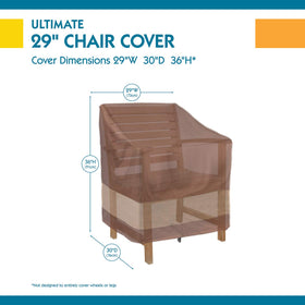 Duck Covers Ultimate chair cover protecting furniture from dust and dirt.