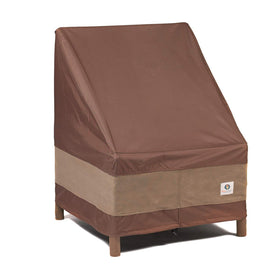 Duck Covers Ultimate chair cover close-up shows durable fabric and sealed seams.