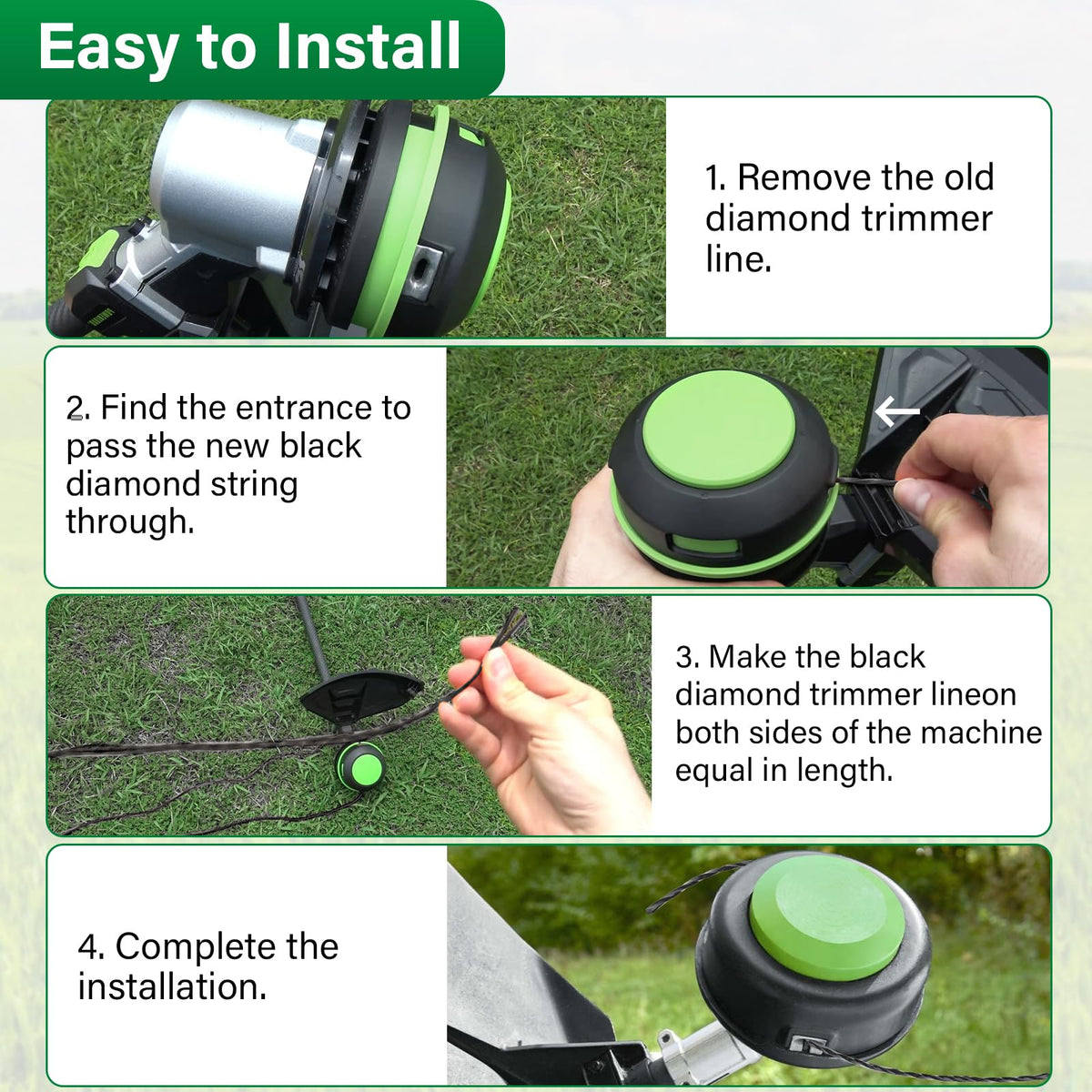DuckcowsC easy installation for quick line replacement
