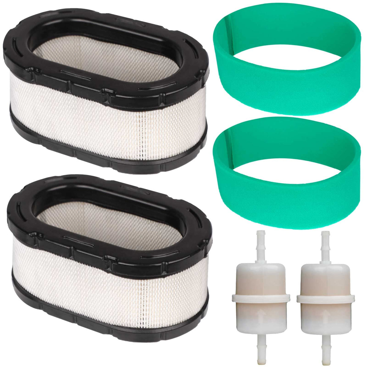 DUCTAIL 2-pack air filter set front view for quick replacement and protection