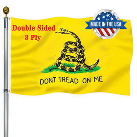 ducuh Don’t Tread on Me flag 3x5 outdoor double-sided display for outdoor use.