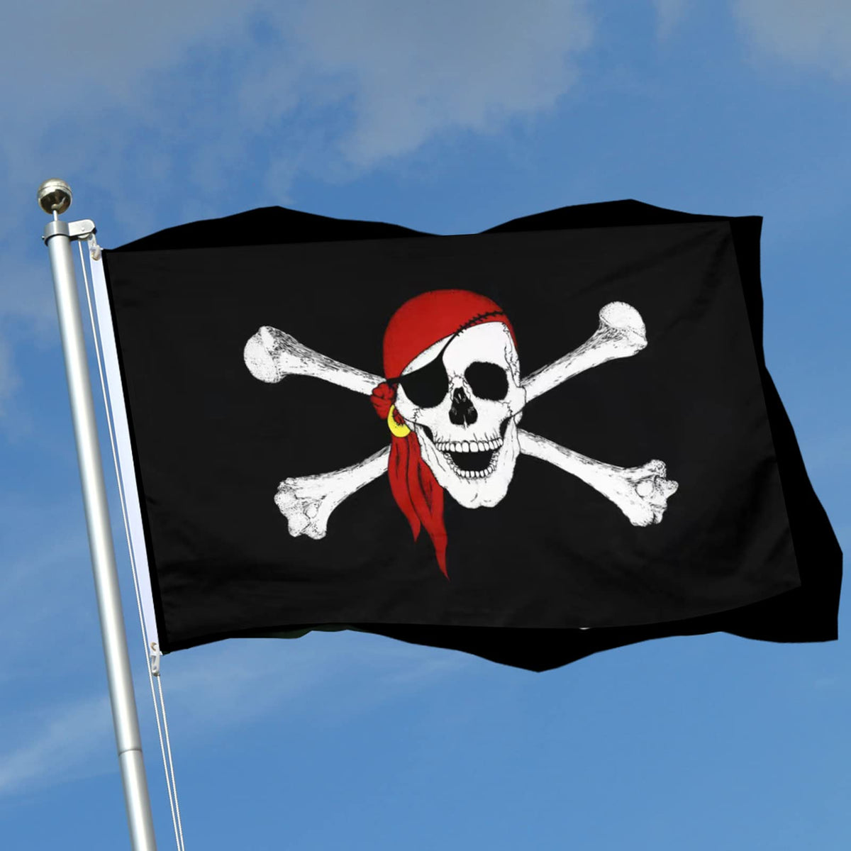 Ducuh garden and patio flag adds bold nautical flair to outdoor spaces