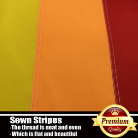 ducuh Heavy-duty Pride Flag with brass grommets attached securely
