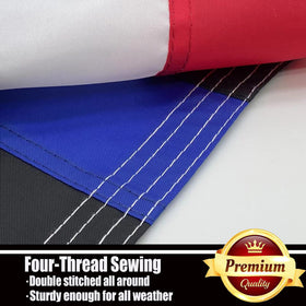 Ducuh flag suitable for indoor and outdoor display in any space